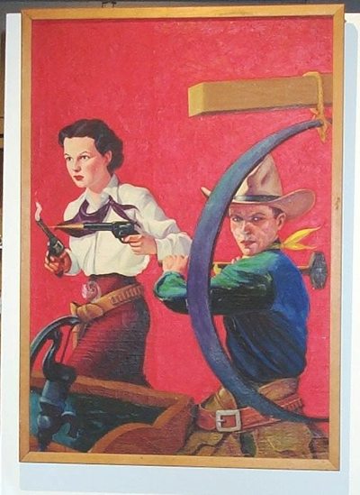 Cover of Thrilling Western magazine in late 1930s.